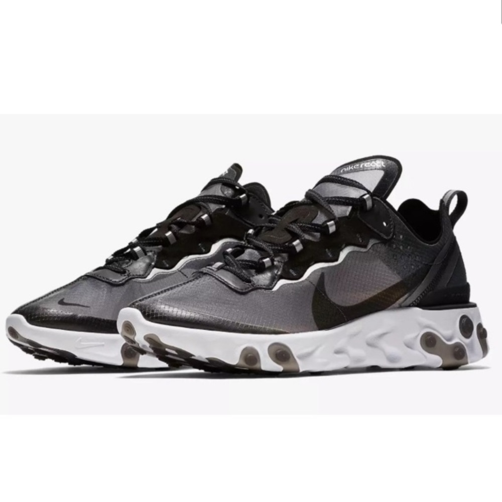 Nike React Element Anthracite/Black/White Size 15